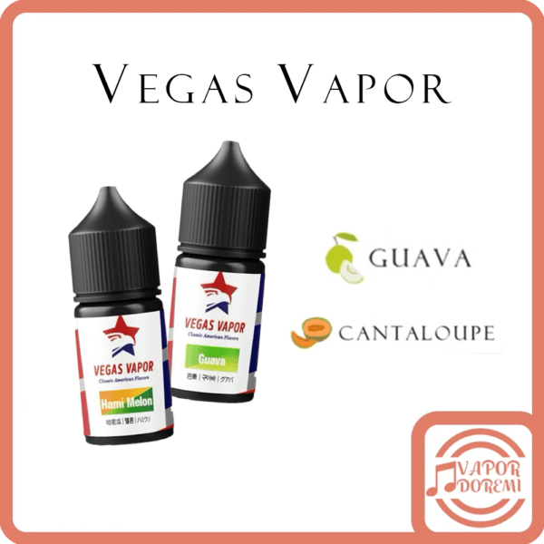 【不涼首選】[美國品牌] VEGAS VAPOR 芭樂 哈密瓜 30ml 30MG小煙油